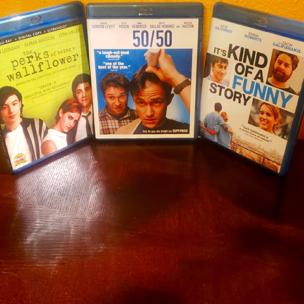 BLU-Ray DVDs Set of 3